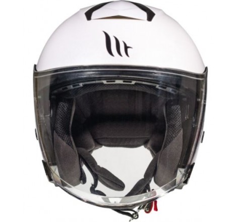 Casco MT Thunder 3 Sv Jet Solid A0 Blanco Front